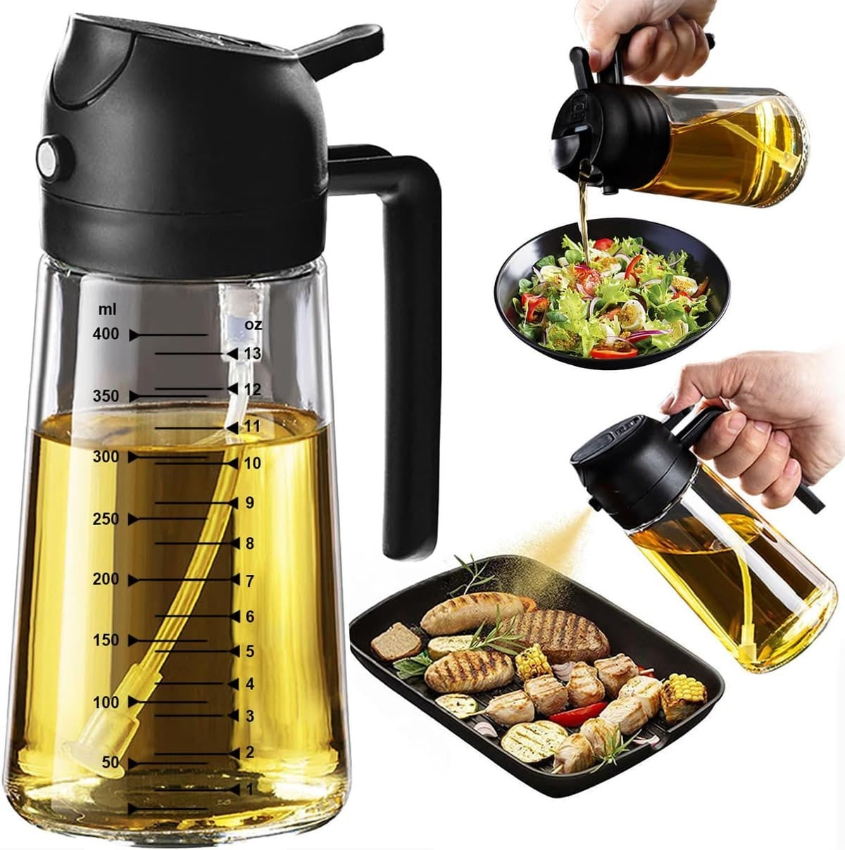 2-in-1 Oil Spray Bottle